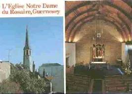 A postcard of Notre Dame du Rosaire.